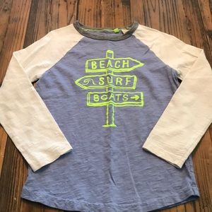 Boys raglan sleeve shirt